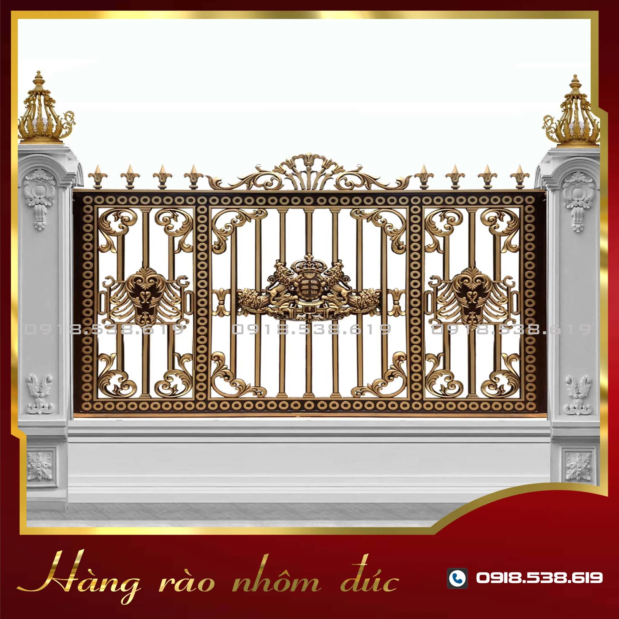 Hàng rào nhôm đúc HR-10