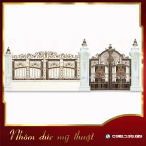 Cổng nhôm đúc C-67